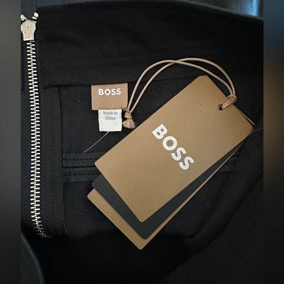 Boss Women's Valega Black Faux Leather A-Line Skirt Size 6 - Picture 7 of 9